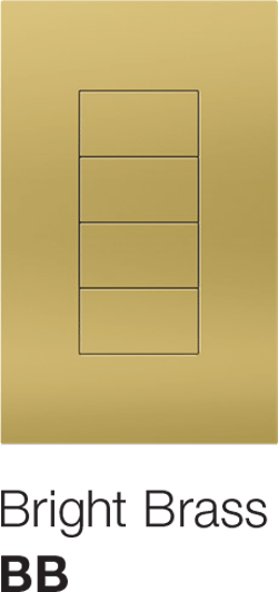 Lutron Palladiom Keypad Bright Brass